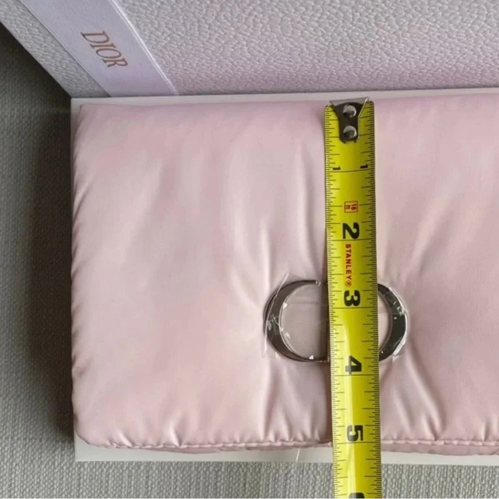 Dior Pink Puffy Cosmetic Bag, NIB 8x 5 - Picture 5 of 8
